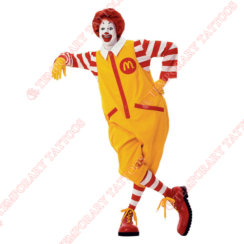 McDonalds Customize Temporary Tattoos Stickers NO.5569